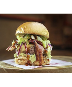 Marmita de Executivo com Calabresa Acebolada